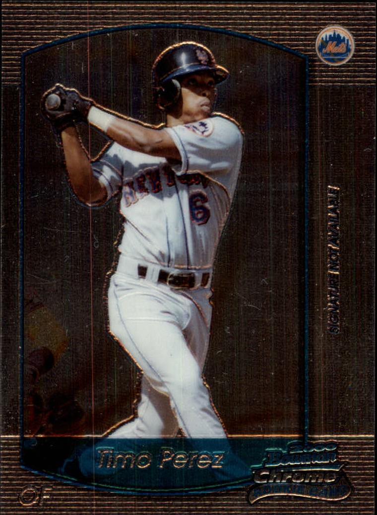 Timo Perez #103 Baseball Cards 2000 Bowman Chrome Draft Picks trading card — raw and PSA graded price guide
