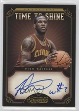 2012 Panini Timeless Treasures Time To Shine 161/199 Dion Waiters #17 Auto 4fb