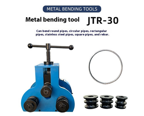 TR30 Pipe Coiling Machine Spiral Steel Profile Coiling Machine Hand Tubing - Picture 9 of 11