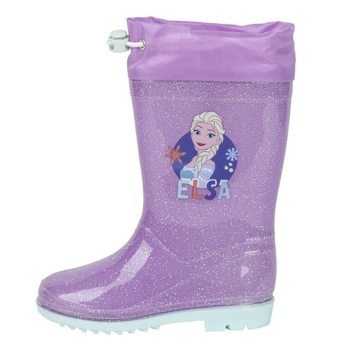 FUZZIO Bottes De Pluie Enfants Filles - Rose Foncé, Sans Phtalates, Imperméables Jusqu'aux Genoux, Confortables Et Légères