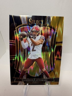 Panini 2025 Select Football Marshon Lattimore Commanders Premier Level #189