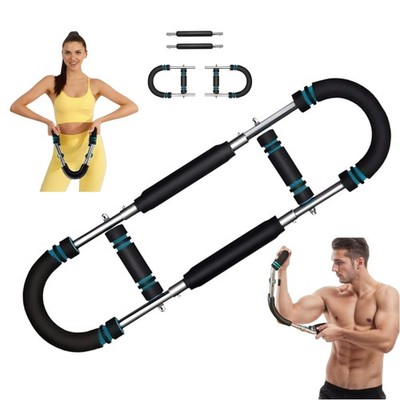 Adjustable Power Twister Arm Trainer 60110 LB Chest Forearm Home Gym Workout