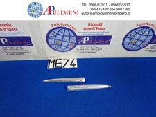 COPPIA BAFFI PLASTICA CROMATA MASCHERINA ANTERIORE FIAT 500 D F 1960-1968