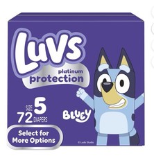 Luvs Platinum Protection Baby Diaper, Size 5 27 lbs 72 Count