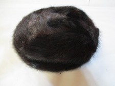 FREIMAN OF NEW YORK VINTAGE FUR HAT BLACK 