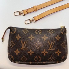 LOUIS VUITTON M58009 Mini Pochette Accessoires Monogram Pouch Japan Gently used