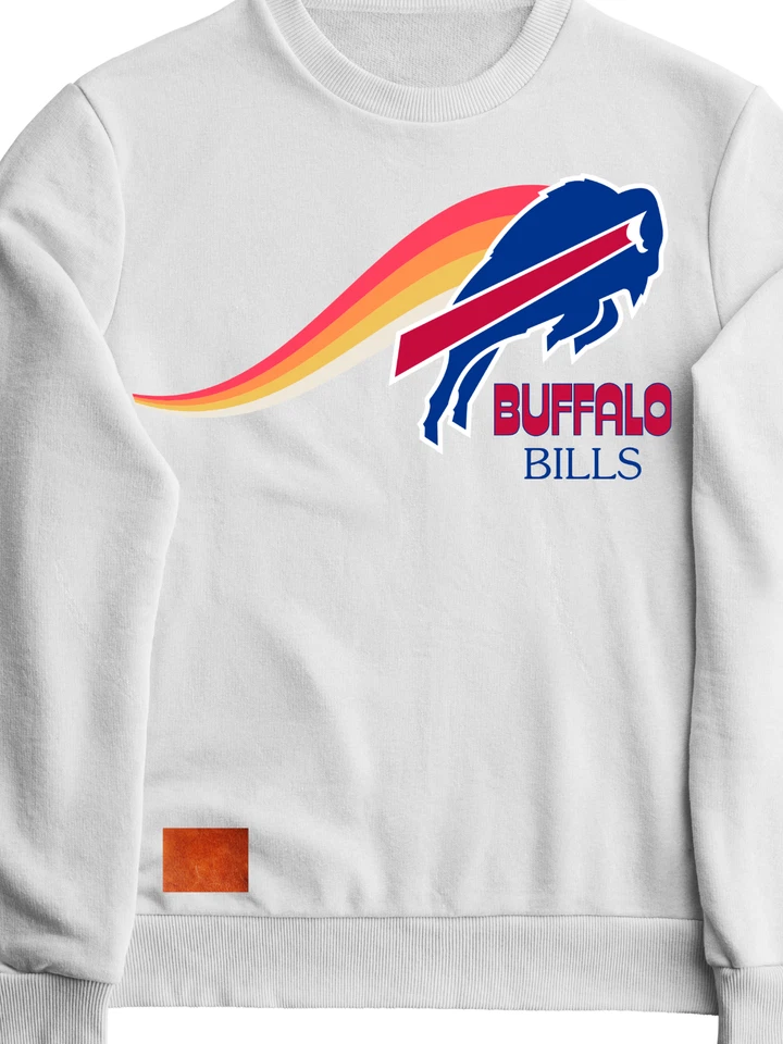Moletom feminino retrô de futebol Buffalo | Cozy Game Day Crewneck | Western NY - Imagem 2 de 4