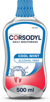 Mouthwash Daily Gum Care, Fluoride Mouthwash, Alcohol Free, Cool Mint, 500Ml