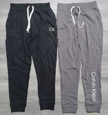 Calvin Klein 2 Pack French Terry Joggers Adult Womens Small Black/Gray