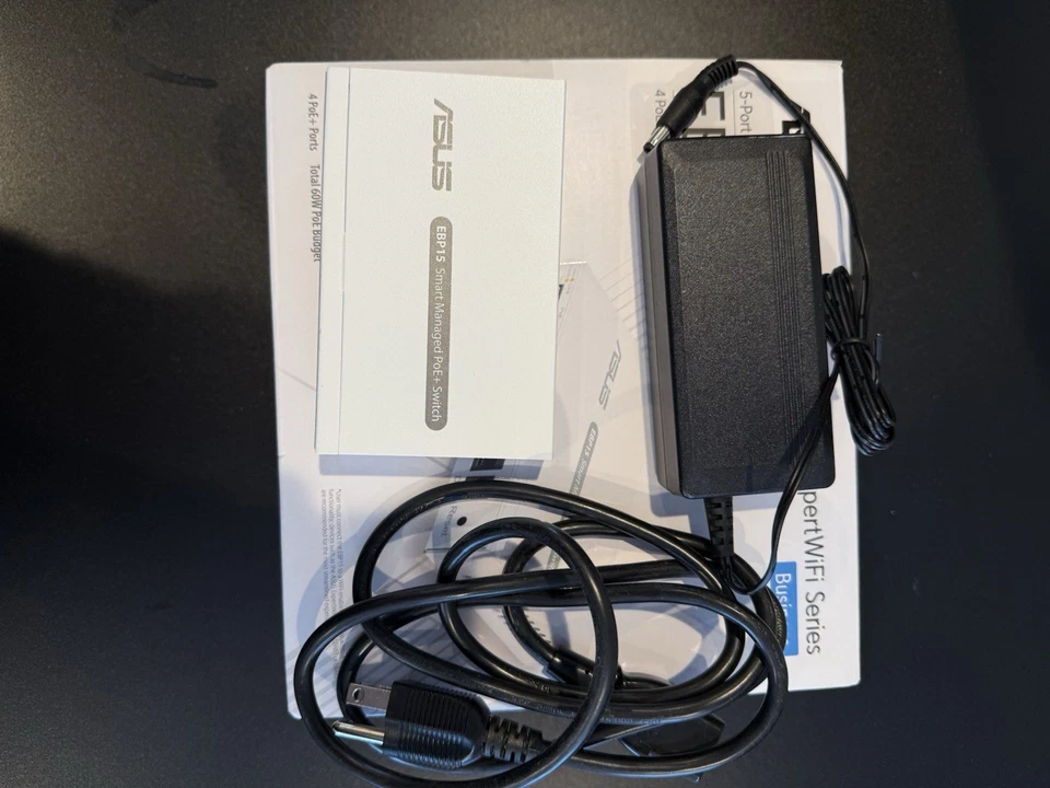 ASUS - ExpertWiFi EBP15 Smart Managed PoE+ Switch - Open Box - Image 2 of 2