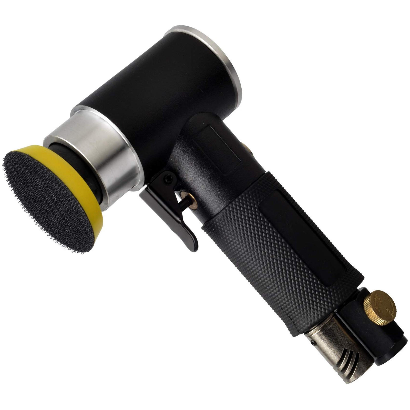 48 Pcs Mini Random Orbital Air Sander Kit, High-Speed Mini Air Sander Polisher,