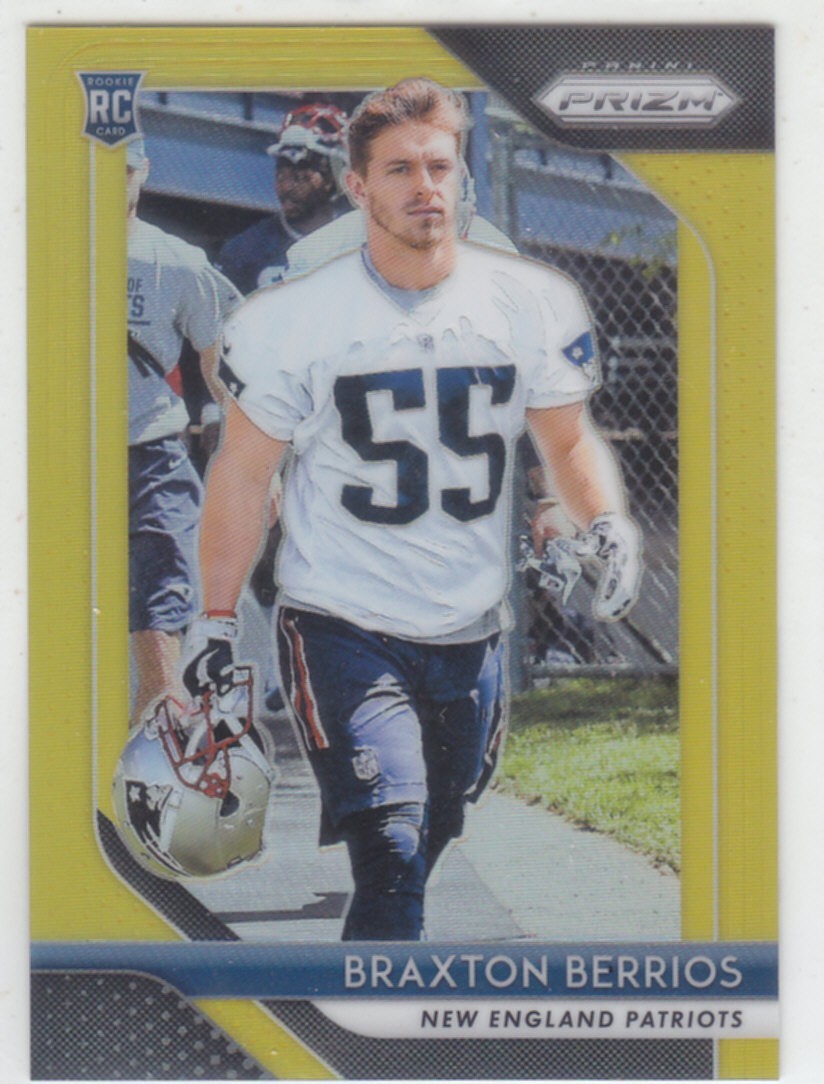 Braxton Berrios Panini Prizm #287 Gold