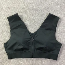 Tommie Copper Shoulder Support Bra Womens XL Zip Front Activewear Sports Gym