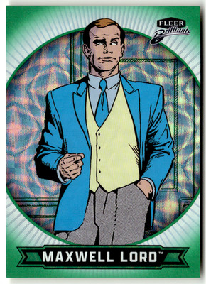Fleer Brilliants Superman DC 2025 No. 9 Maxwell Lord Green Kryptonite 321/499