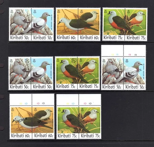 M29839 Kiribati 1997 Birds Opt ASIA 97  +SPECIMEN X16 UMM
