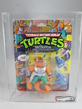 Playmates 1990 TMNT Teenage Mutant Ninja Turtles Triceraton Graded AFA 80 NM