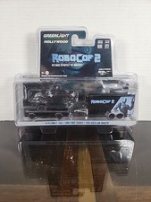 Greenlight Hitch & Tow 11 "RoboCop 2" Ford F-150 & Taurus w/Car Hauler 31150-A