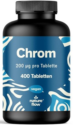 Chrom Picolinat - 400 Tabletten - 200 mcg pro Tablette - Vegan