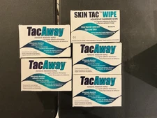 250 (5 boxes of 50) Torbot TacAway MS407W Adhesive Remover Wipes .
