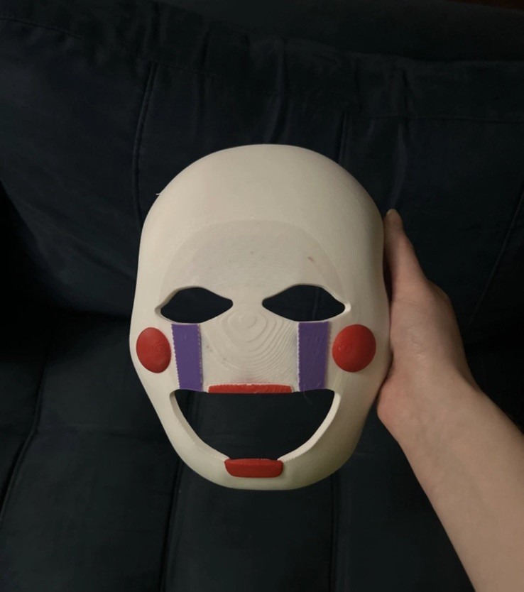 FNAF puppet Marionette Mask, 3D Printed