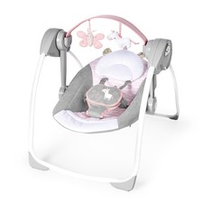 Ingenuity Comfort 2 Go Compact Portable Baby Swing, Flora the Unicorn