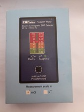 EMFields Pocket Meter Model PF5 Used To Detect Electro Magnetic Fields