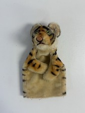 Rare 1950s Steiff Tiger Hand Puppet German Toy Vintage Mr Rogers Daniel
