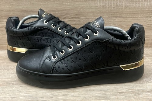 Mallet GRFTR Stitch Low Men’s Black Leather Shoes Trainers (UK Size 8) RRP £185 - Picture 3 of 18