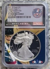 2021-W $1 1-oz T-1 Proof American Silver Eagle Congratulations Set NGC PF70UC