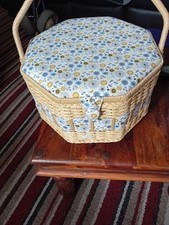 Mallard Sewing Basket 30.5X30.5X20.5 CM Good Condition
