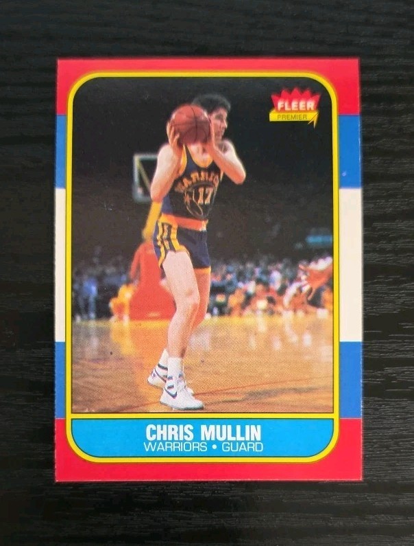 1986 Fleer #77 Chris Mullin