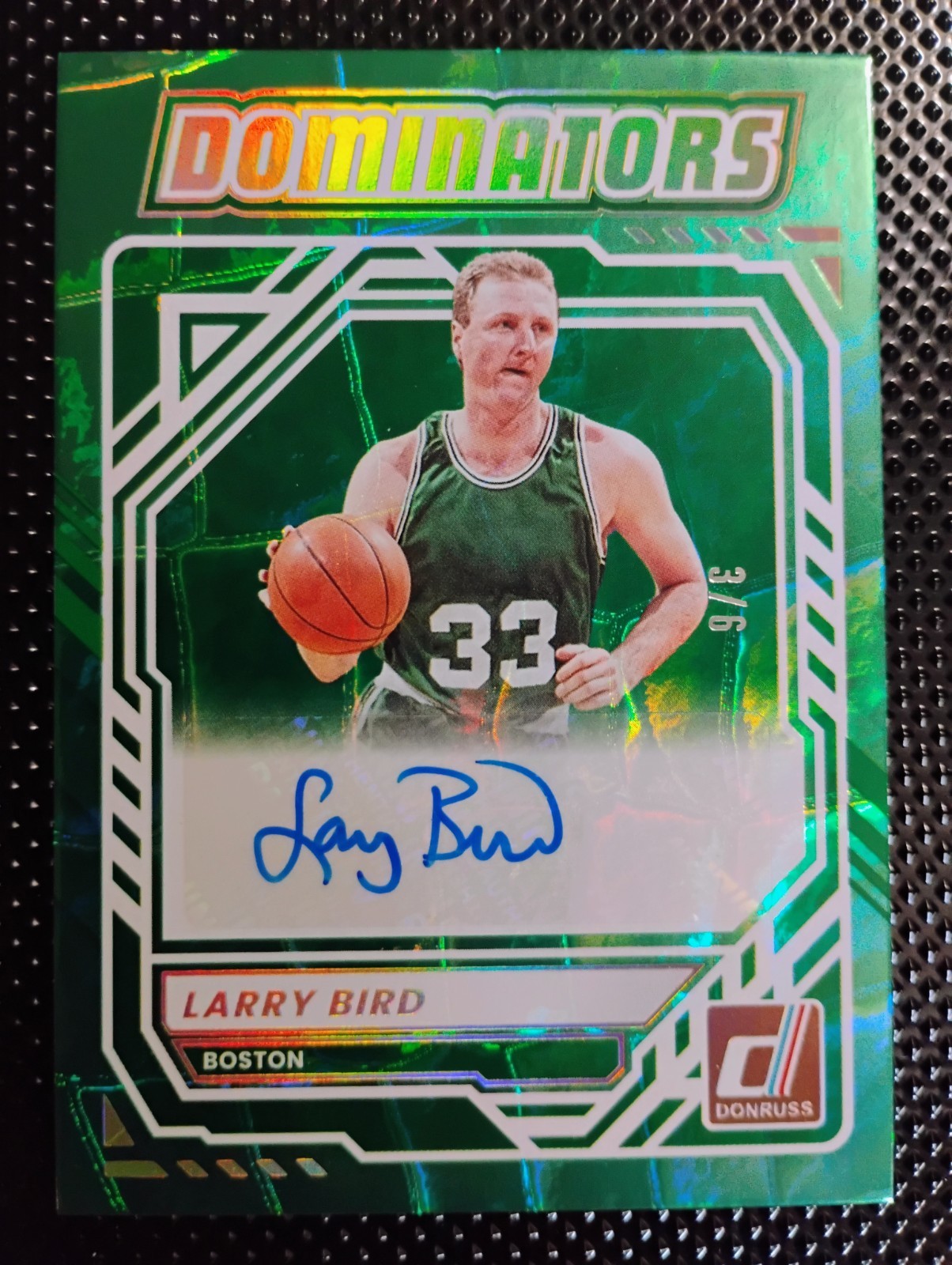 2025-26 Donruss Dominators Larry Bird Auto Celtic's   #3/6 🔥🔥🔥