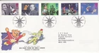 GB Stamps First Day Cover 50th anniv. Children's Television, TV, Teddy SHS  1996