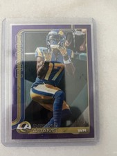 2025 Topps Chrome Purple Davante Adams Los Angeles Rams /75