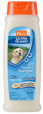 Hartz 3270002305 Ultraguard Flea Tick Oatmeal Dog Shampoo For