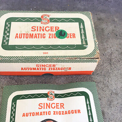 Vintage Singer Automatic Zigzagger #160986 Sewing Zig Zag