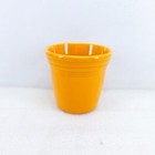FIESTA WARE flower POT butterscotch orange 3.5" NEW nop