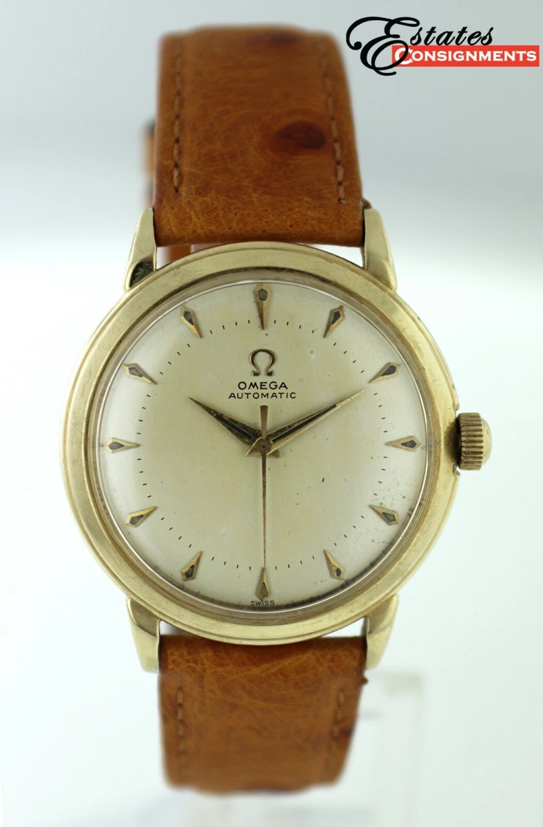 Vintage Omega 1952 Cal 654 Ref.G6525 14k Gold Automatic Bumper Men