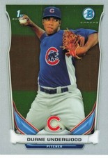 Duane Underwood Bowman Chrome 1st 2014 Baseball Card #BCP64