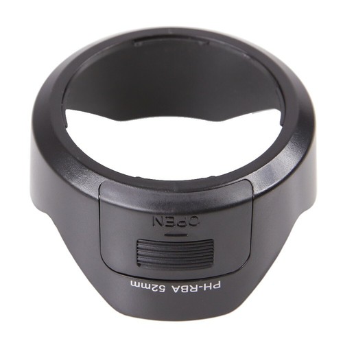52mm Lens Hood Compatible w/ Pentax PH-RBA P-DA 18-55mm - Picture 2 of 5