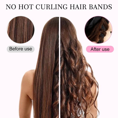Haare Locken Ohne Hitze, Hitzefreie Lockenwickler Octopus Heatless Curls Band, L - Bild 4 von 7