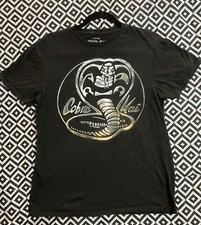 Cobra Kai Logo Black Tshirt Size M Karate Kid 80s