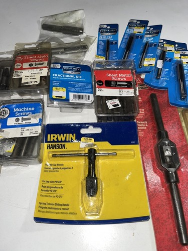 Century Irwin Vermont Master Tap Die Set and Machine Metal Screws Lot of 22 - Picture 6 of 20