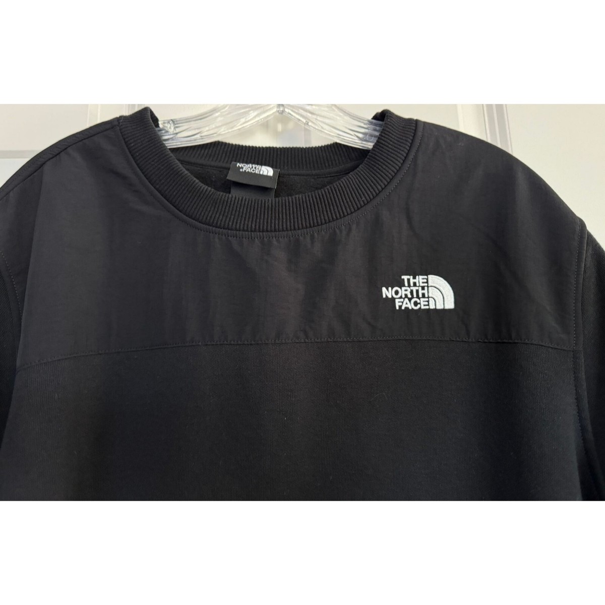 【THE NORTH FACE】 ★ KICKFLEX CREWNECK ★ LOOSE FIT The North Face Highrail Crewneck Sweatshirt Black Pullover