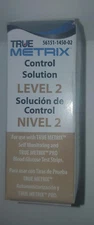 Control Solution Level 2 for TRUE Metrix Meter (1 Each)