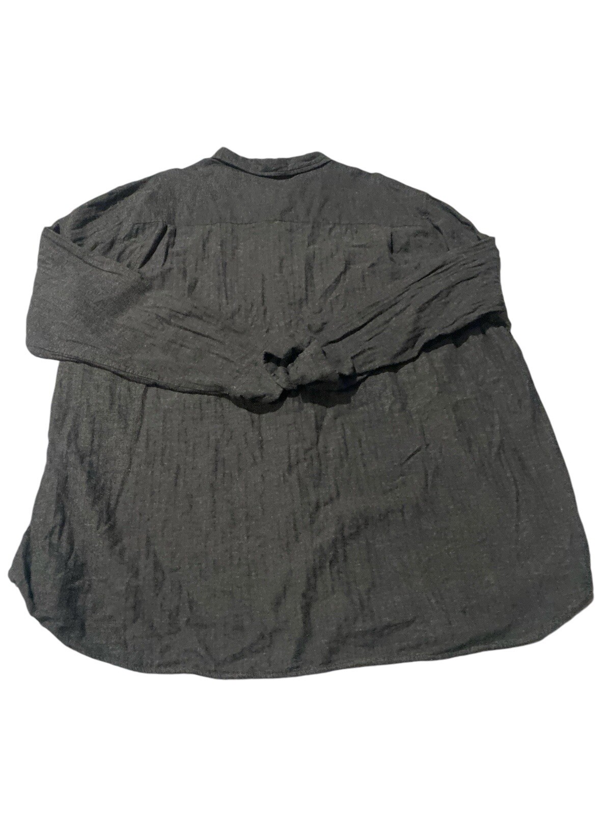 Foundry Mens Gray Long Sleeve Solid Button Down S… - image 2