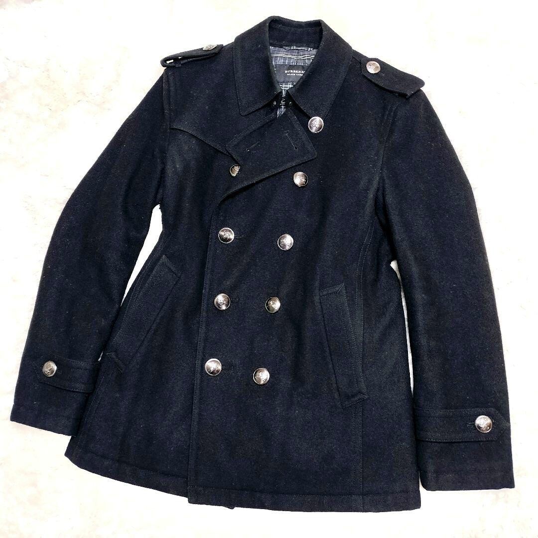 Burberry ナポレオンジャケット BURBERRY 】Burberry Black Label Napoleon Coat P Coat Nova