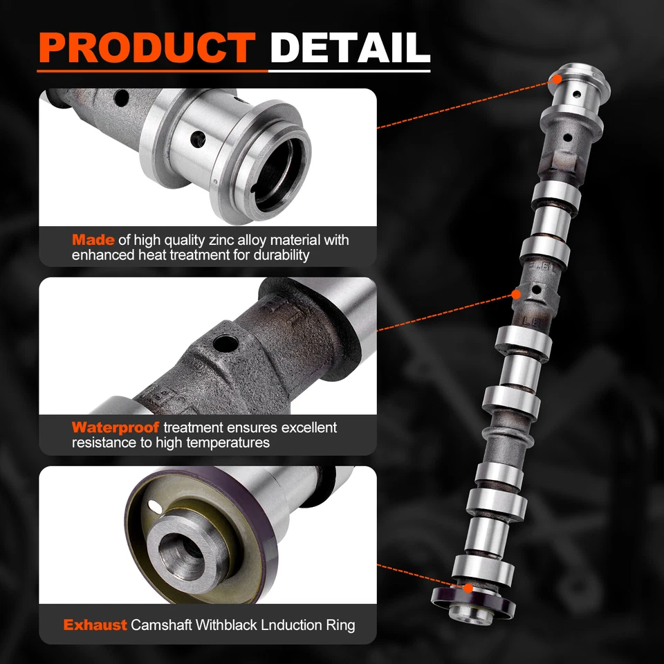 Left Side Exhaust Cam Camshaft 5184377AG For 2011-2020 Jeep Dodge Chrysler 3.6L - Image 4 of 4