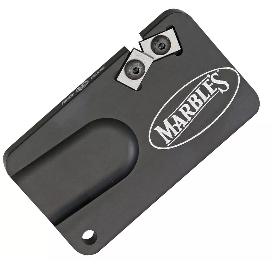 Marbles Redi-Edge Knife Sharpener With Groove For Fish Hooks