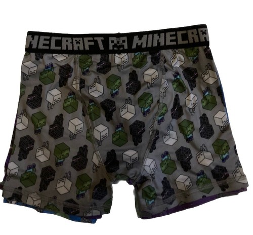 Minecraft 4- Pack Boys Athletic Boxer Briefs Underwear Size 8M - Picture 5 of 5